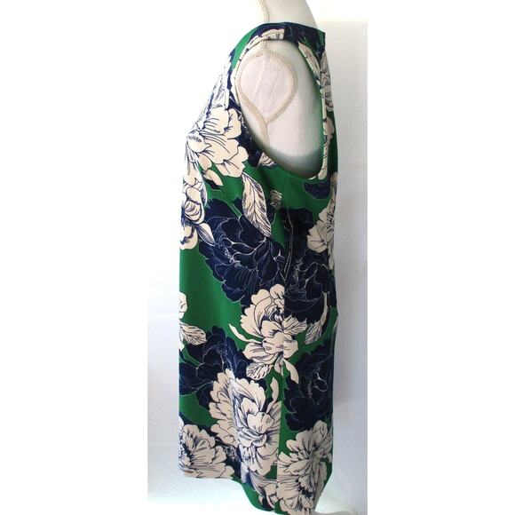 Jessica Howard Women's Multi Color Floral Sleeveless Lined Zip Back Dress NWT 10 - Picture 4 of 10